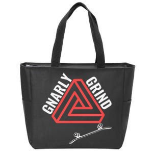 ProSkateboard Design for Athletes and Gnarly Grinders Zip Tote Bag