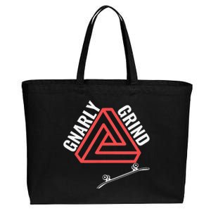 ProSkateboard Design for Athletes and Gnarly Grinders Cotton Canvas Jumbo Tote