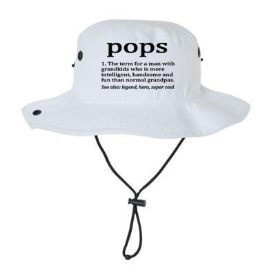 Pops Definition Funny Pops Grandpa Bucket Hat