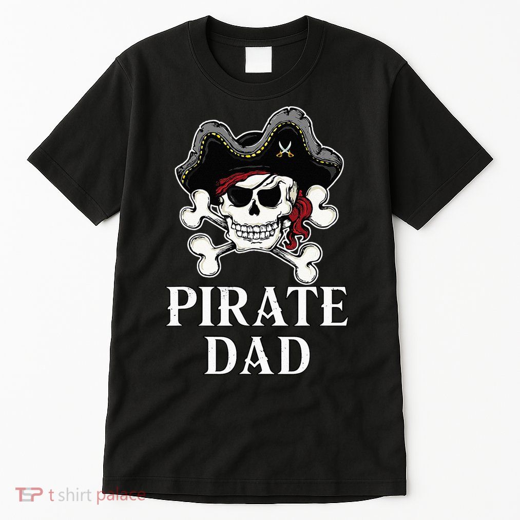 Pirate Dad Funny Halloween Costume Pirate Family Matching Tall T-Shirt