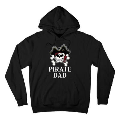 Pirate Dad Funny Halloween Costume Pirate Family Matching Tall Hoodie