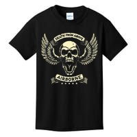 Paratrooper Death From Above Airborne Veteran Gift Kids T-Shirt