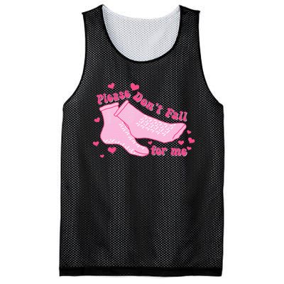 Please DonT Fall For Me Valentines Day Er Nurse Mesh Reversible Basketball Jersey Tank