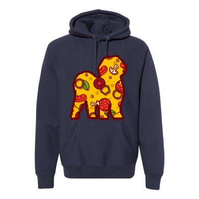 Pizza Dog Funny Pizza Shih Tzu Dog Premium Premium Hoodie