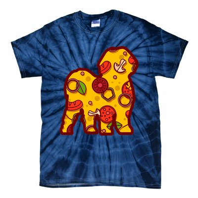 Pizza Dog Funny Pizza Shih Tzu Dog Premium Tie-Dye T-Shirt