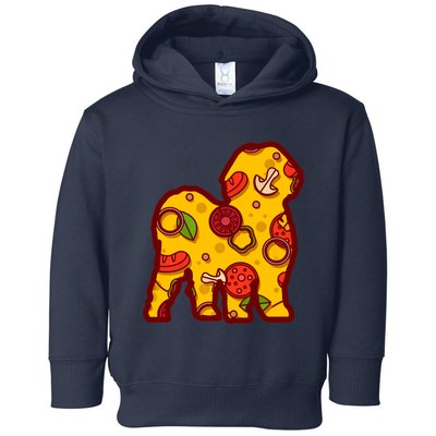 Pizza Dog Funny Pizza Shih Tzu Dog Premium Toddler Hoodie