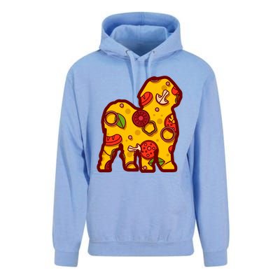 Pizza Dog Funny Pizza Shih Tzu Dog Premium Unisex Surf Hoodie