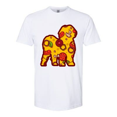 Pizza Dog Funny Pizza Shih Tzu Dog Premium Softstyle CVC T-Shirt