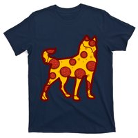 Pizza Dog Funny Pizza Siberian Husky Dog Premium T-Shirt