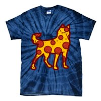 Pizza Dog Funny Pizza Siberian Husky Dog Premium Tie-Dye T-Shirt