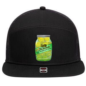 Pickleball Dink’S Fresh Pickleballs 7 Panel Mesh Trucker Snapback Hat