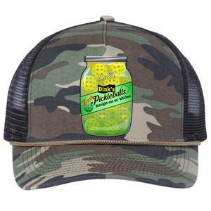 Pickleball Dink’S Fresh Pickleballs Retro Rope Trucker Hat Cap