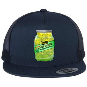 Pickleball Dink’S Fresh Pickleballs Flat Bill Trucker Hat