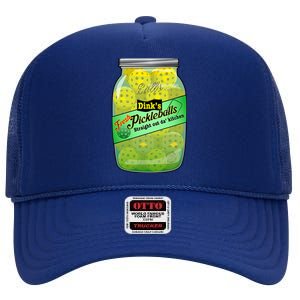 Pickleball Dink’S Fresh Pickleballs High Crown Mesh Back Trucker Hat