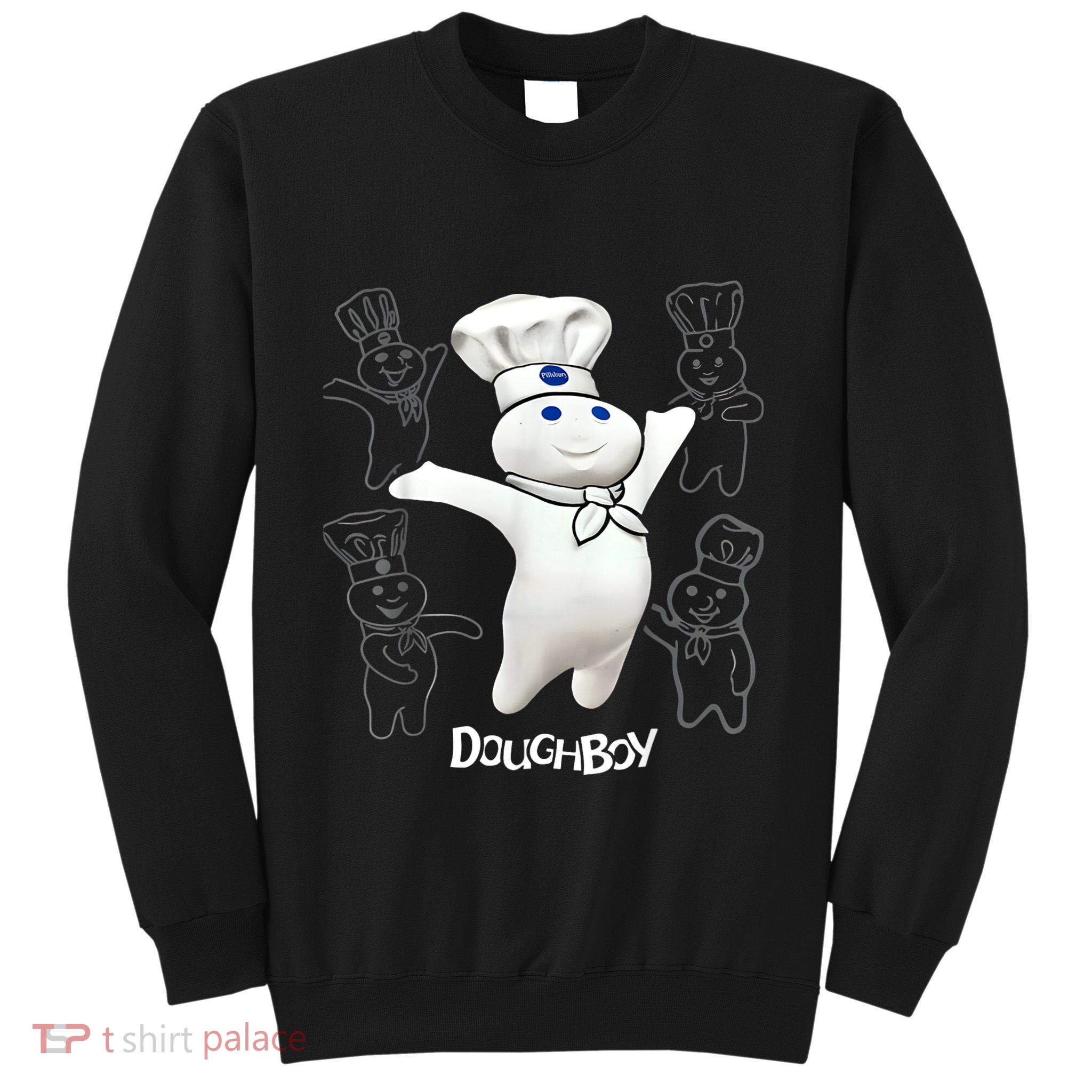 Pillsbury Doughboy Funny Design The Dough Baking Costume Sweatshirt