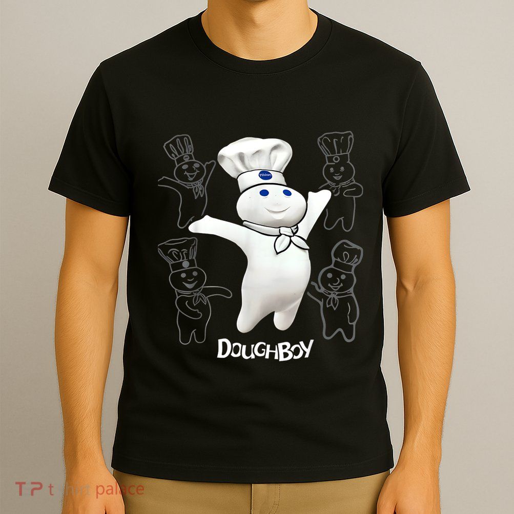 Pillsbury Doughboy Funny Design The Dough Baking Costume T-Shirt