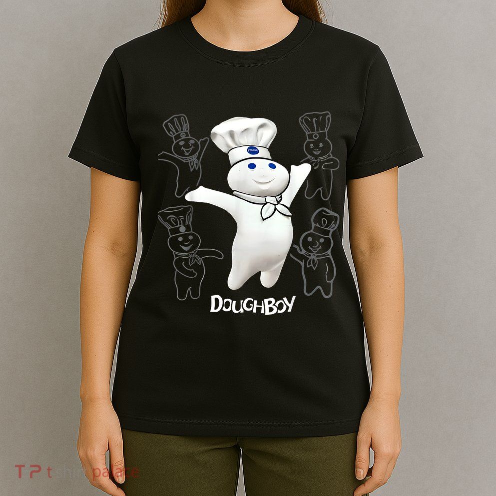 Pillsbury Doughboy Funny Design The Dough Baking Costume T-Shirt