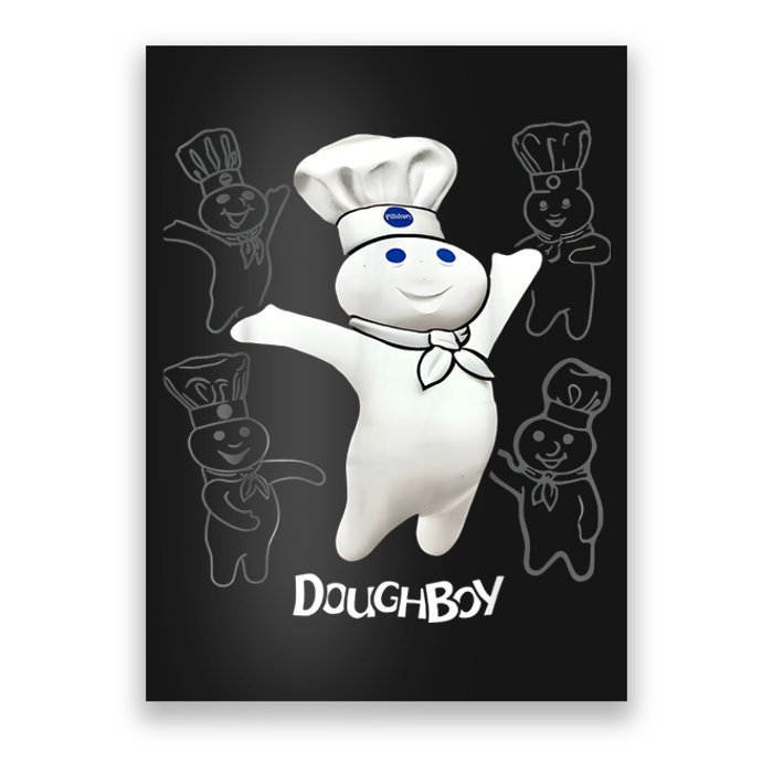 Pillsbury Doughboy Funny Design The Dough Baking Costume Poster