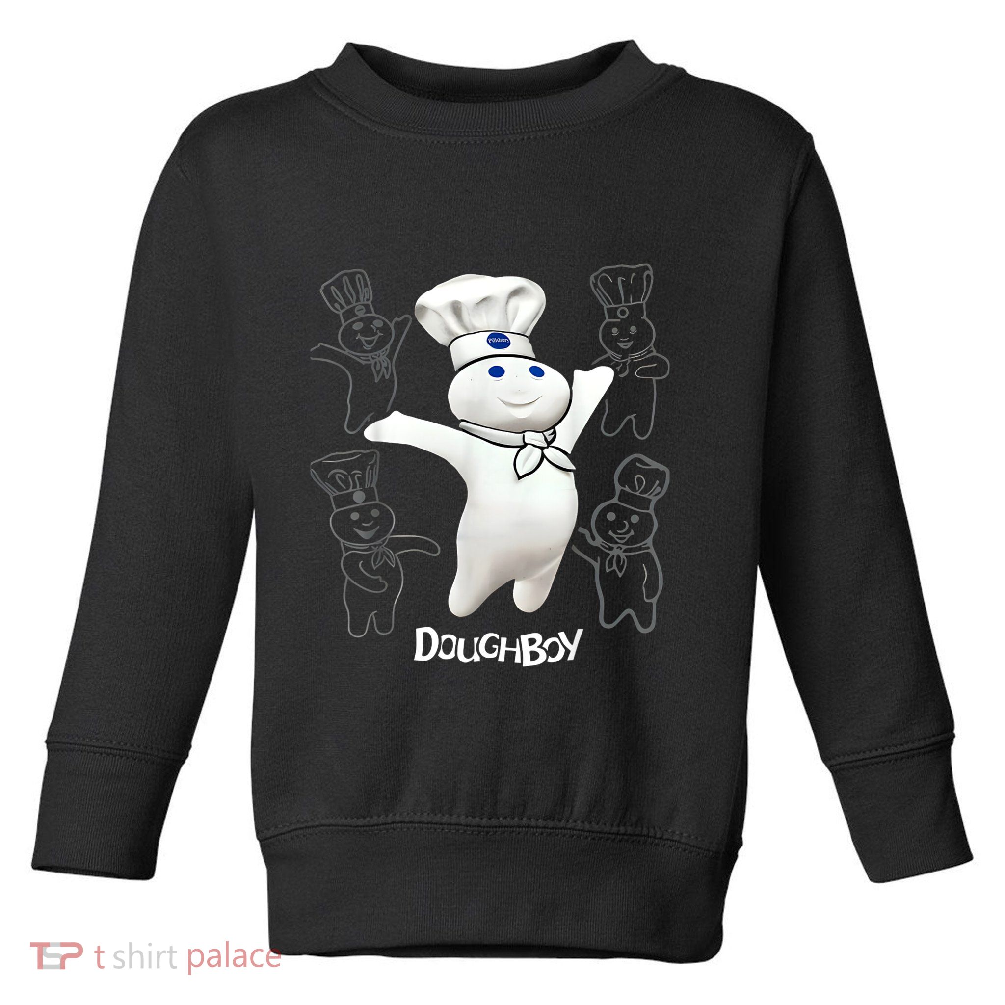 Pillsbury Doughboy Funny Design The Dough Baking Costume Toddler Sweatshirt