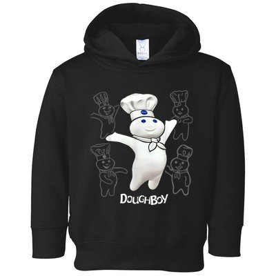 Pillsbury Doughboy Funny Design The Dough Baking Costume Toddler Hoodie