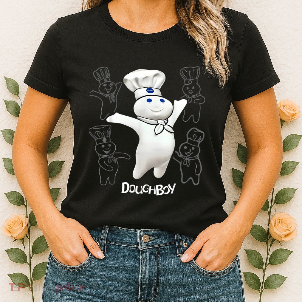 Pillsbury Doughboy Funny Design The Dough Baking Costume Womens T-Shirt