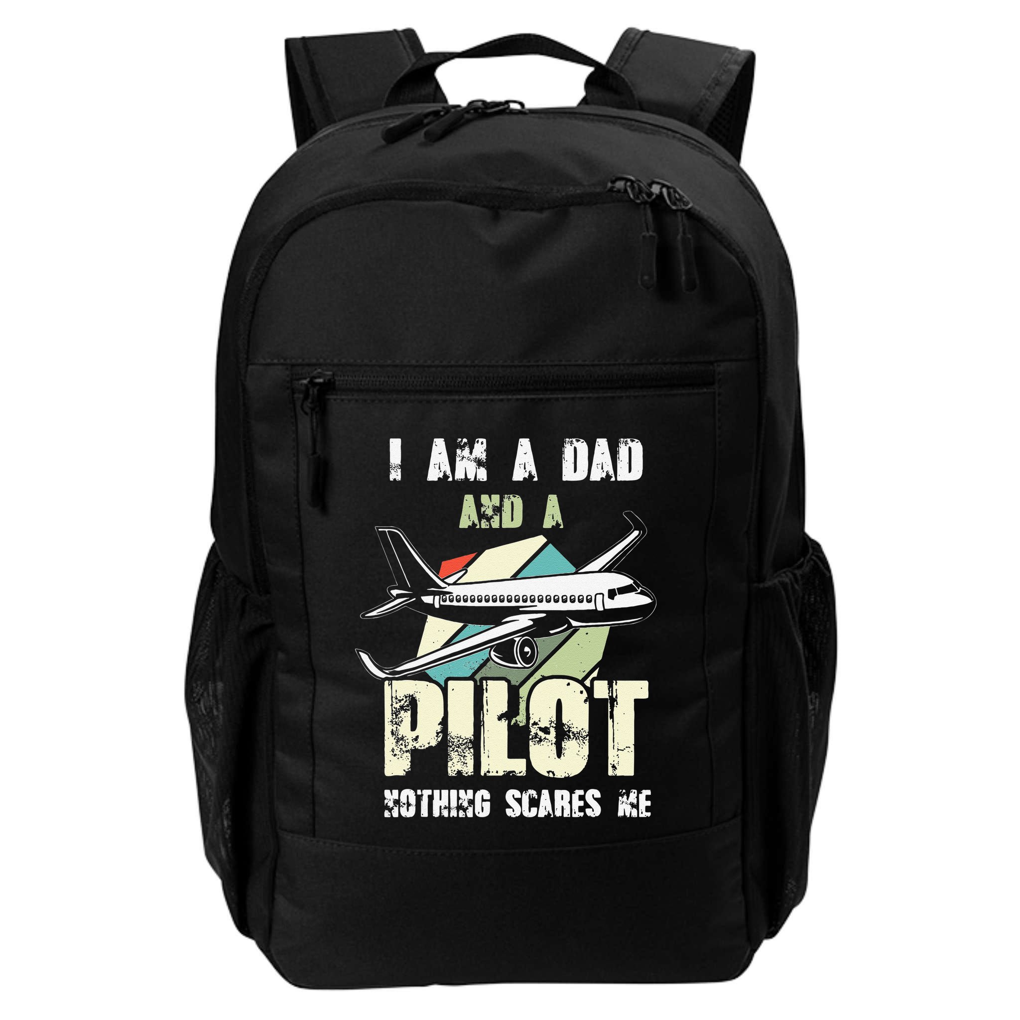 Pilot Dad Funny Pilot Father Pilot Fathers Day Gift Backpack