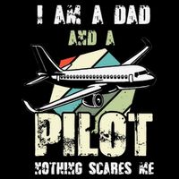 Pilot Dad Funny Pilot Father Pilot Fathers Day Gift 16 in Basic Backpack