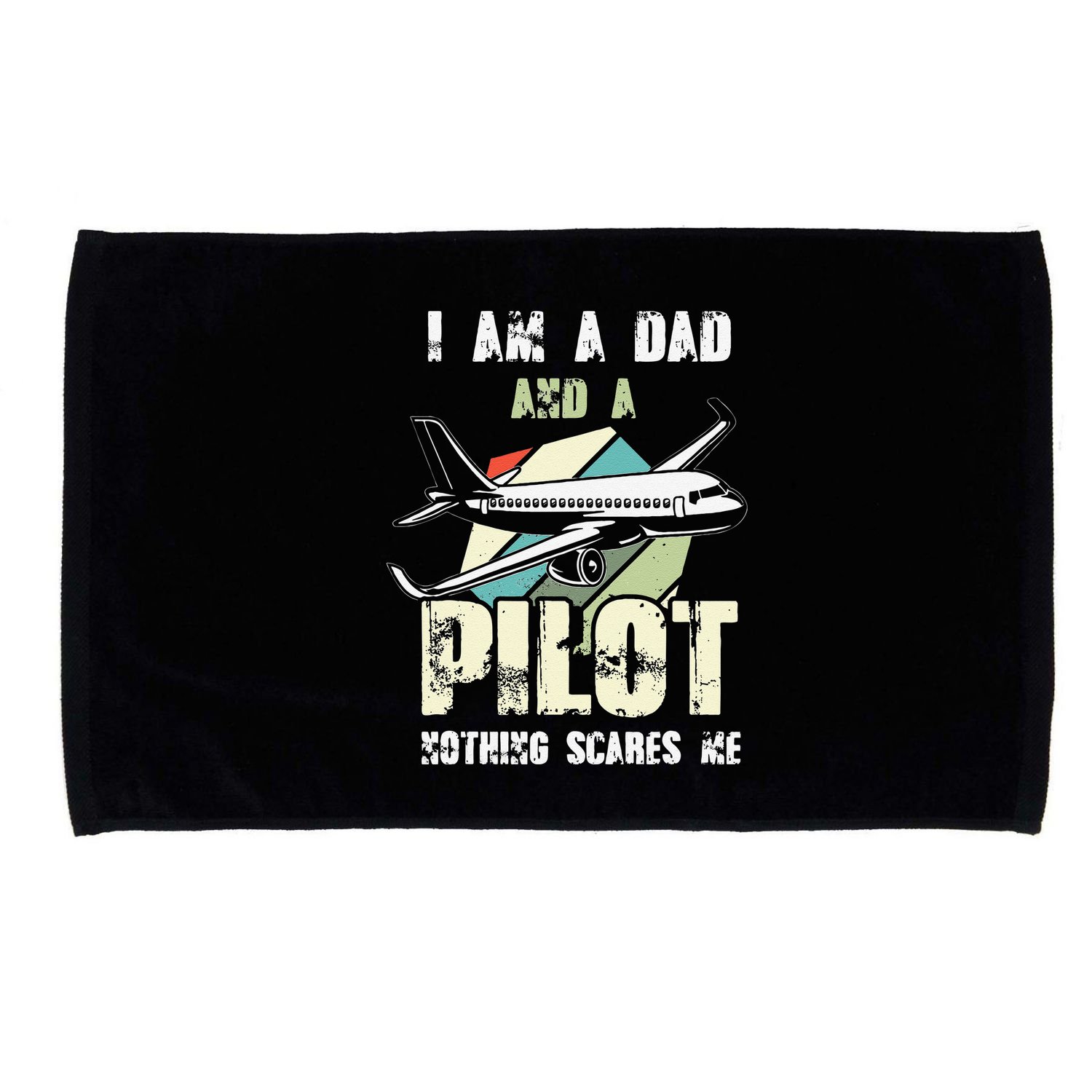 Pilot Dad Funny Pilot Father Pilot Fathers Day Gift Microfiber Hand Towel