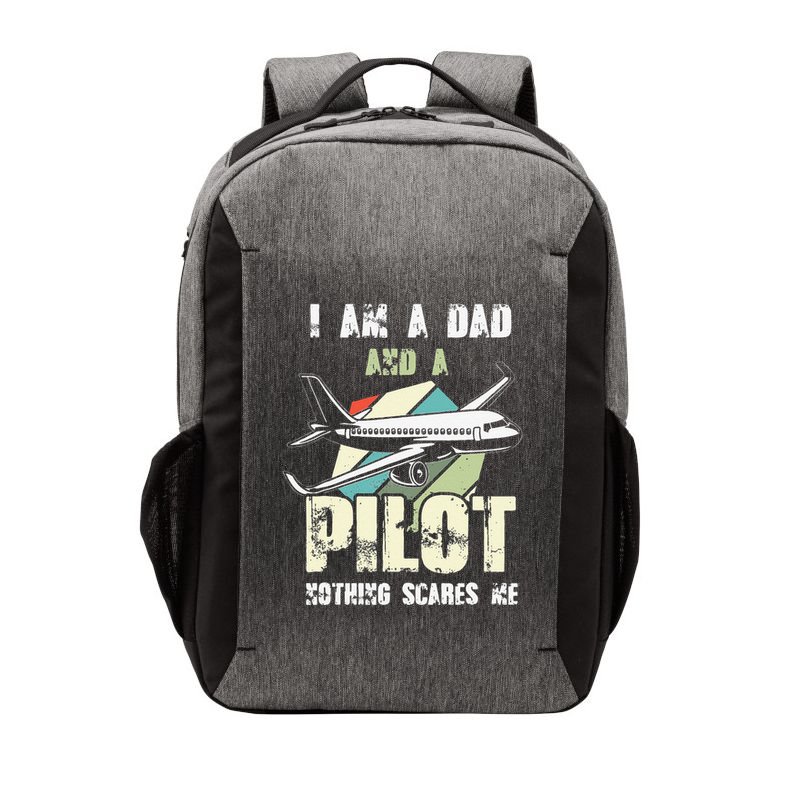 Pilot Dad Funny Pilot Father Pilot Fathers Day Gift Vector Backpack