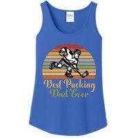 Pucking Dad Fathers Day Funny Gift Best Pucking Dad Ever Gift Ladies Essential Tank