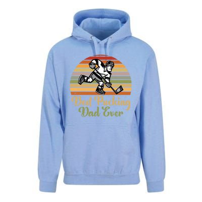 Pucking Dad Fathers Day Funny Gift Best Pucking Dad Ever Gift Unisex Surf Hoodie