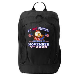 Pro Democracy Fourth July 4th Sarcastic Election Eagle 2028 City Backpack