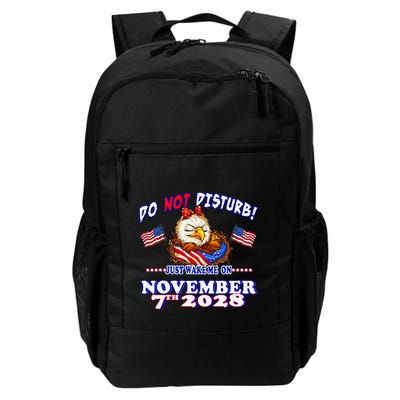 Pro Democracy Fourth July 4th Sarcastic Election Eagle 2028 Daily Commute Backpack