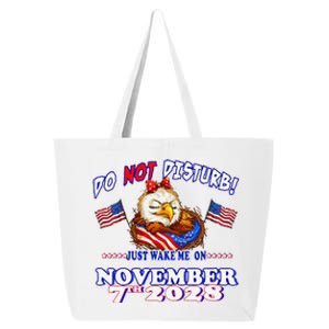 Pro Democracy Fourth July 4th Sarcastic Election Eagle 2028 25L Jumbo Tote