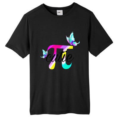 Pi Day Funny Cute Cutie Pi Pretty Math Butterfly Pi Tall Fusion ChromaSoft Performance T-Shirt