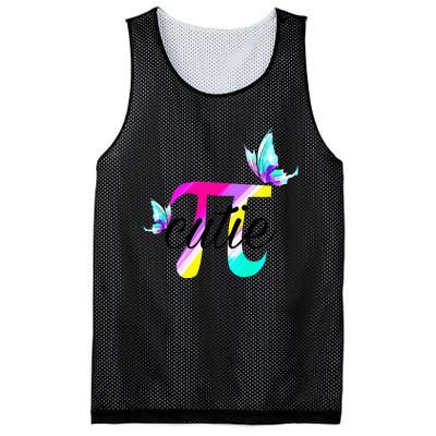 Pi Day Funny Cute Cutie Pi Pretty Math Butterfly Pi Mesh Reversible Basketball Jersey Tank