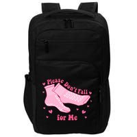 Please Dont Fall For Me Funny Nurse Valentine Impact Tech Backpack