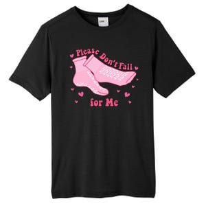 Please Dont Fall For Me Funny Nurse Valentine Tall Fusion ChromaSoft Performance T-Shirt