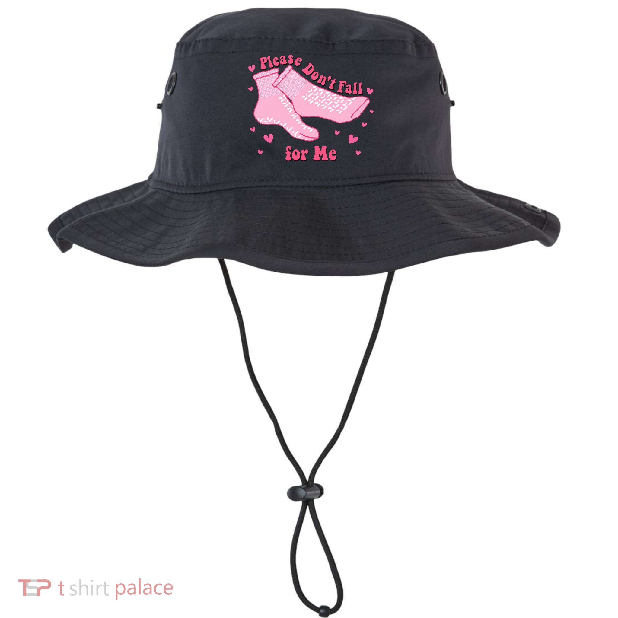 Please Dont Fall For Me Funny Nurse Valentine Bucket Hat