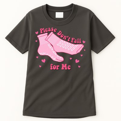Please Dont Fall For Me Funny Nurse Valentine Tall T-Shirt
