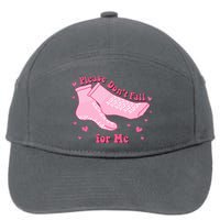 Please Dont Fall For Me Funny Nurse Valentine 7-Panel Snapback Hat