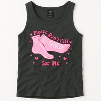 Please Dont Fall For Me Funny Nurse Valentine Tank Top