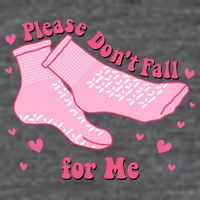 Please Dont Fall For Me Funny Nurse Valentine Womens T-Shirt