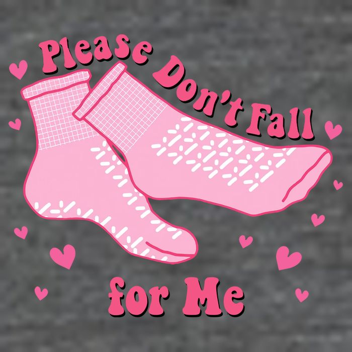 Please Dont Fall For Me Funny Nurse Valentine Womens T-Shirt