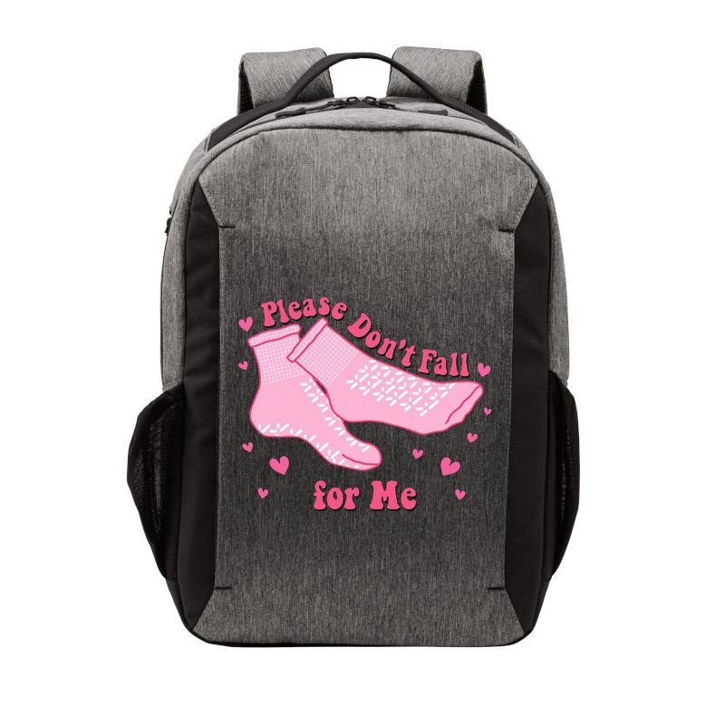 Please Dont Fall For Me Funny Nurse Valentine Vector Backpack