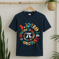 Pi Day Funny Math Lover 3.14 Spiral Pi T-Shirt