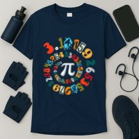 Pi Day Funny Math Lover 3.14 Spiral Pi T-Shirt