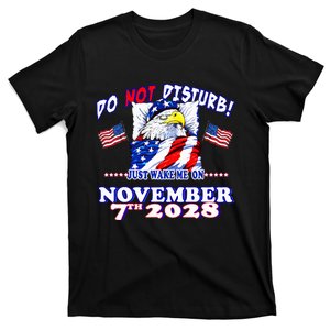 Pro Democracy Fourth July 4th Sarcastic Election Eagle 2028 T-Shirt