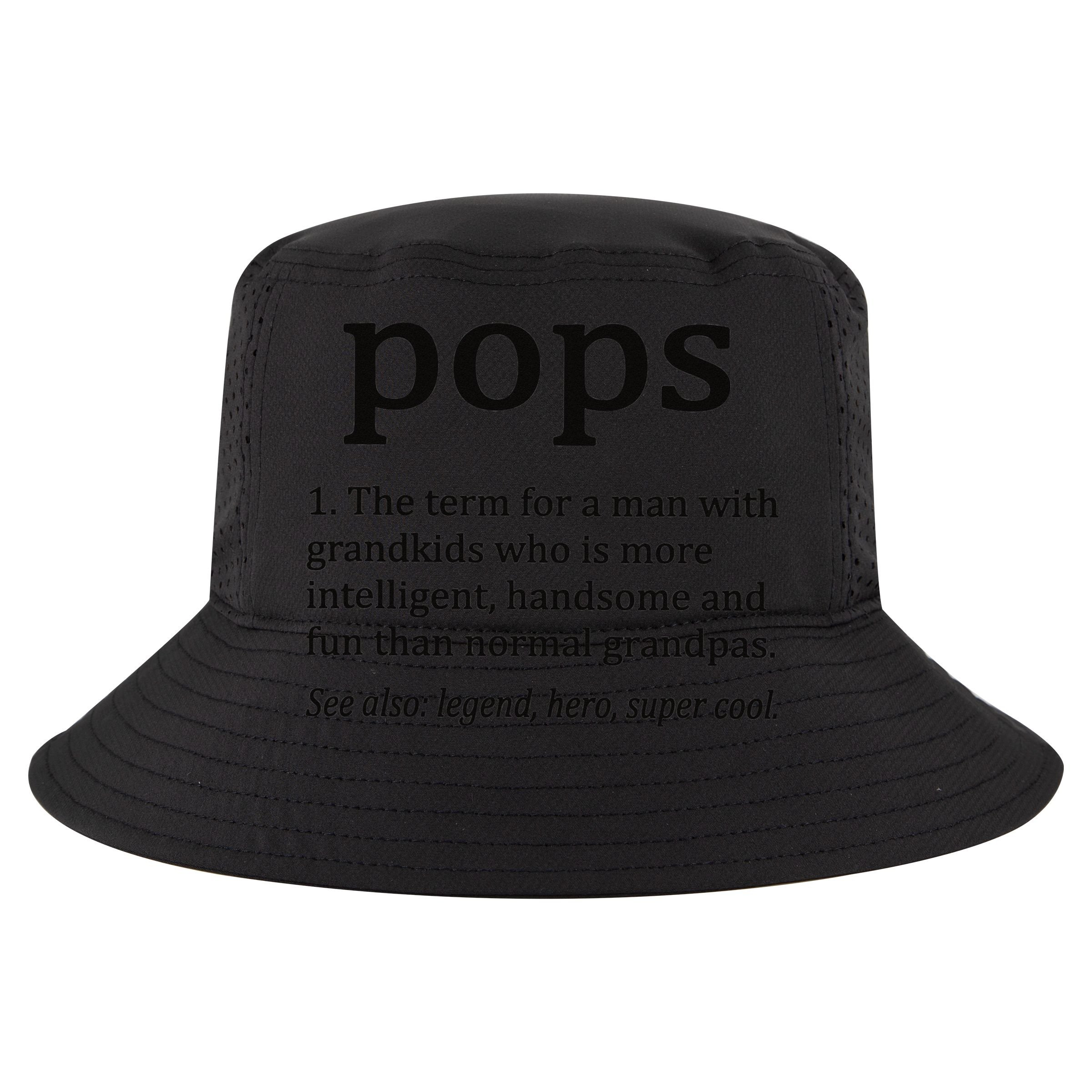 Pops Definition Funny Pops Grandpa Cooling Performance Crew T-Shirt
