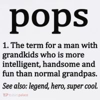 Pops Definition Funny Pops Grandpa Mug